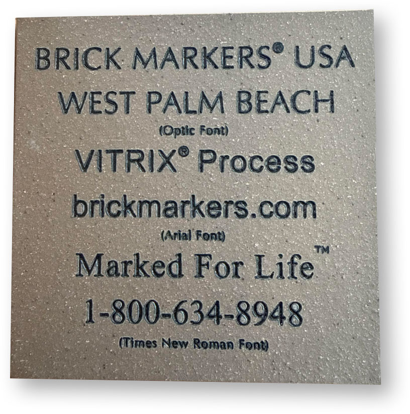 Pavers Program Sample Paver Pavers Program Sample Paver