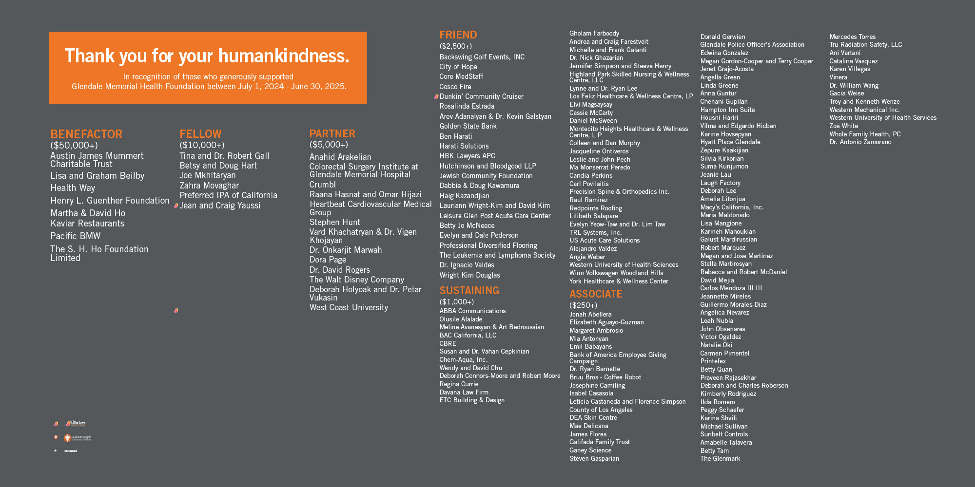 Donor Wall 2025