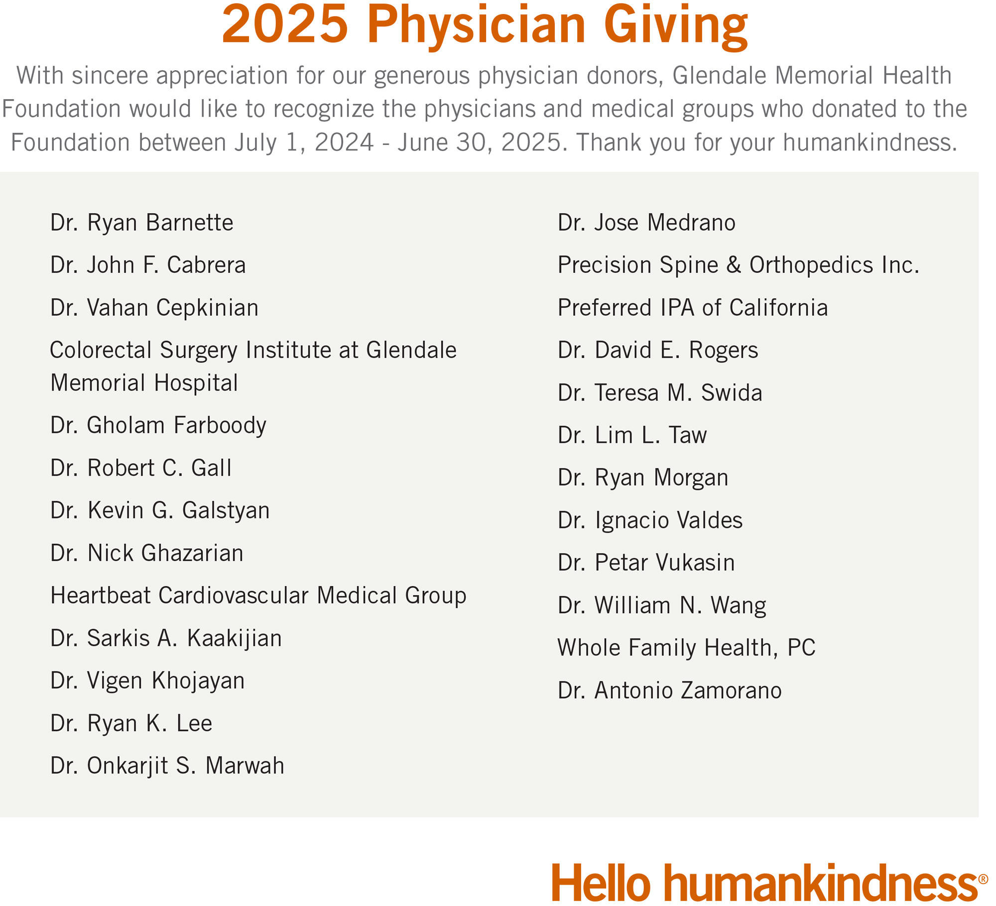 Physician Giving Physician Giving